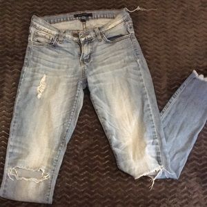 distressed jeans